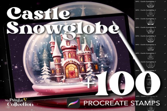 100 Procreate Castle Snowglobe Stamps: A Practical Guide to Digital Winter Art