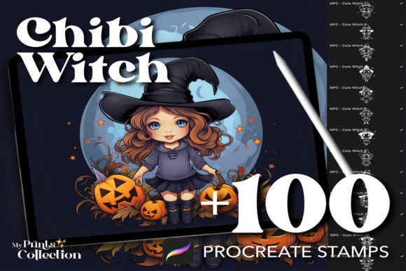 100 Procreate Cute Ghost Stamps: Elevating Digital Art with Whimsical Efficiency