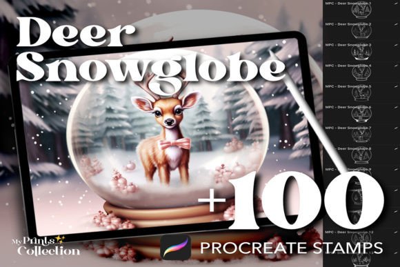 100 Procreate Deer Snowglobe Stamps: A Practical Guide for Digital Creators