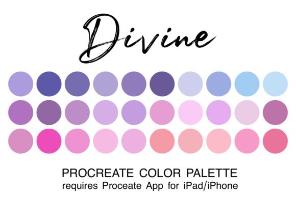 Divine Procreate Color Palette