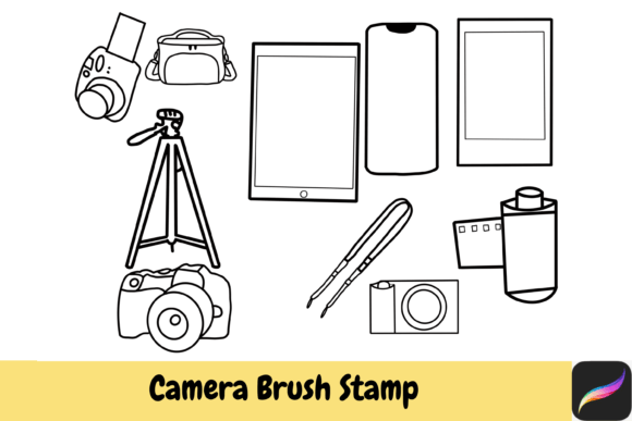 Enhancing Digital Art with Camera Brush Stamps Procreate IPAD for Creative Designers