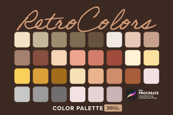 Evaluating the Classic Retro Color Palette for Procreate
