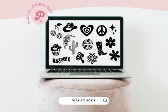 Procreate Stamps: Groovy Cherry & Cowboy