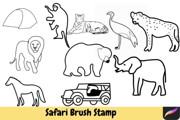 Safari Brush Stamps Procreate: Bringing Wild Creativity to Your Digital Canvas