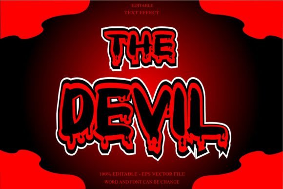 Unleashing Dark Typography: A Practical Guide to The Devil Editable Text Effect