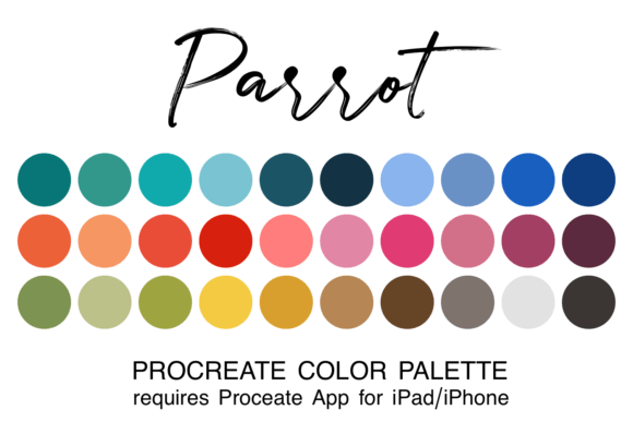 Unlocking Creative Flow: A Guide to the Parrot Procreate Color Palette