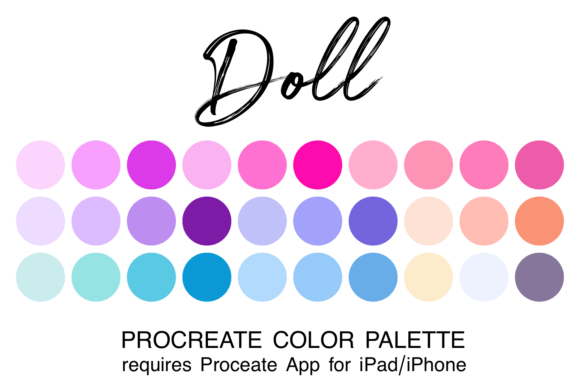 Unlocking Creative Flow with the Doll Procreate Color Palette