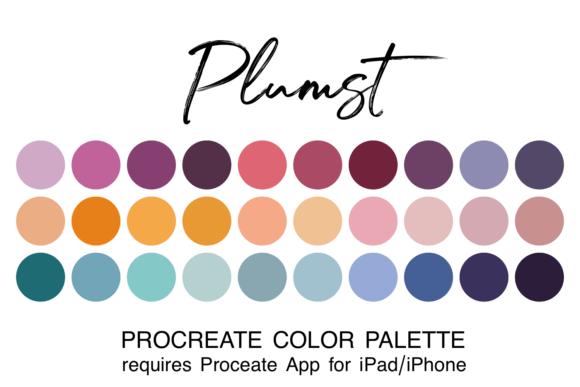Unlocking Creative Flow with the Plumst Procreate Color Palette