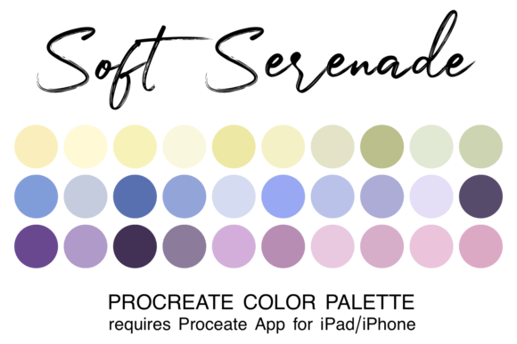 Unlocking Creative Flow with the Soft Serenade Procreate Color Palette