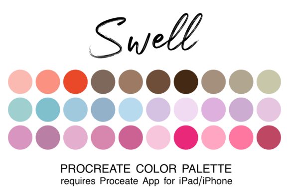 Unlocking Creative Flow with the Swell Procreate Color Palette