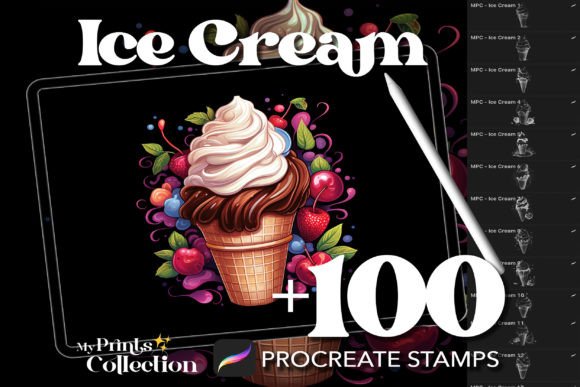 Unlocking Digital Sweetness: A Guide to Using Procreate Ice Cream Stamps in Your Art