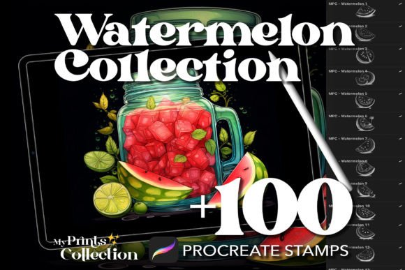 Unlocking Summer Creativity with the 100 Procreate Watermelon Collection