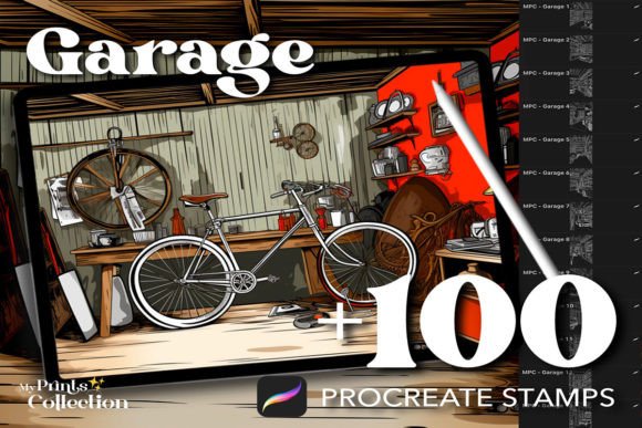 Unlocking Urban Aesthetics: How 100 Procreate Garage Stamps Can Transform Your Digital Art